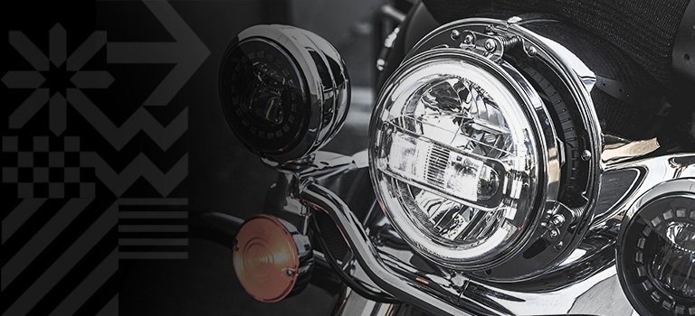  TRUE MODS 5.75 5-3/4 Harley LED Headlight For Harley Davidson  [Chrome-Finish] Round LED Motorcycle Headlight For Dyna Street Bob Super  Wide Glide Low Rider Night Rod Train Softail Sportster : Automotive