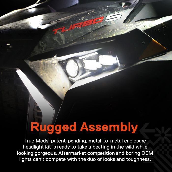 Rugged-Fury Design LED UTV Headlights for Polaris RZR/General