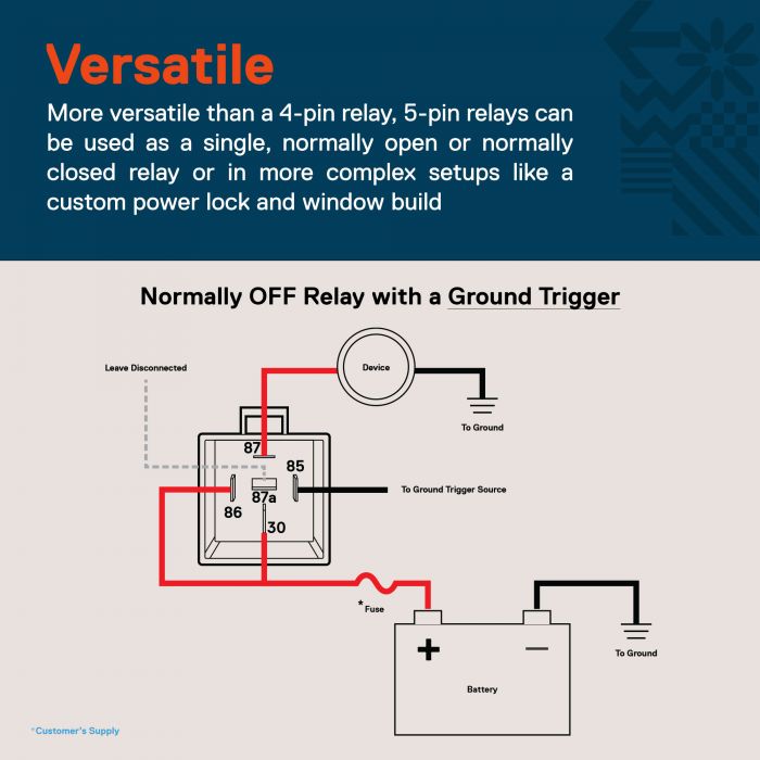 14V DC 200A SPST 4-Pin Split-Charge Relay